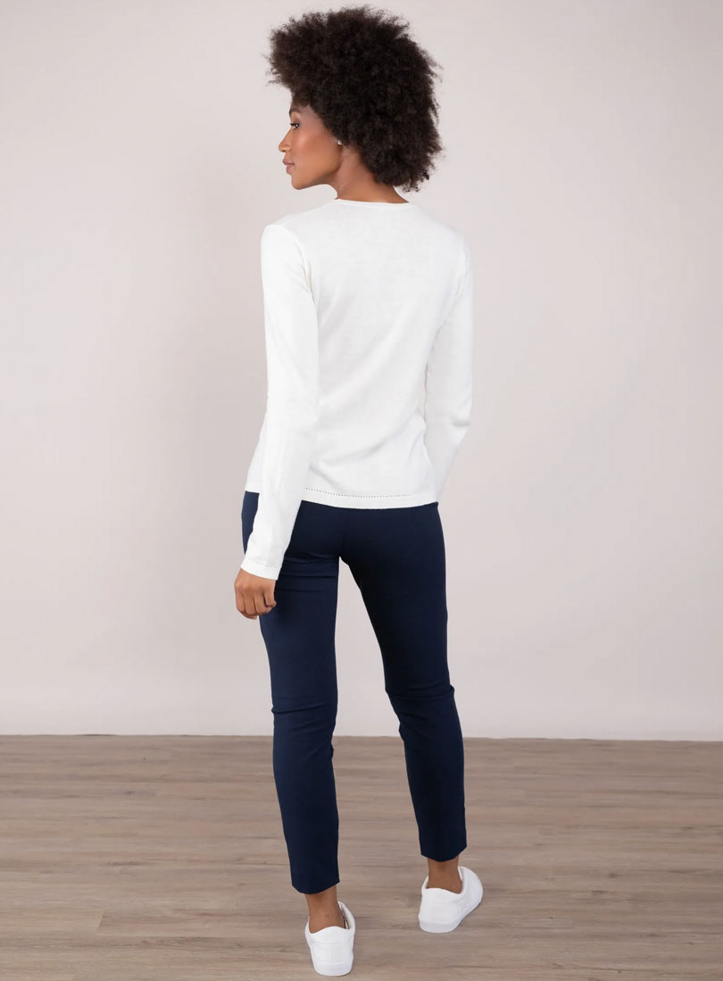 Alashan CLASSIC CREW Cotton Cashmere Sweater
