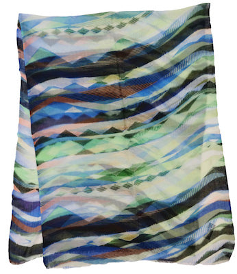 GREEN GODDESS Print Scarf