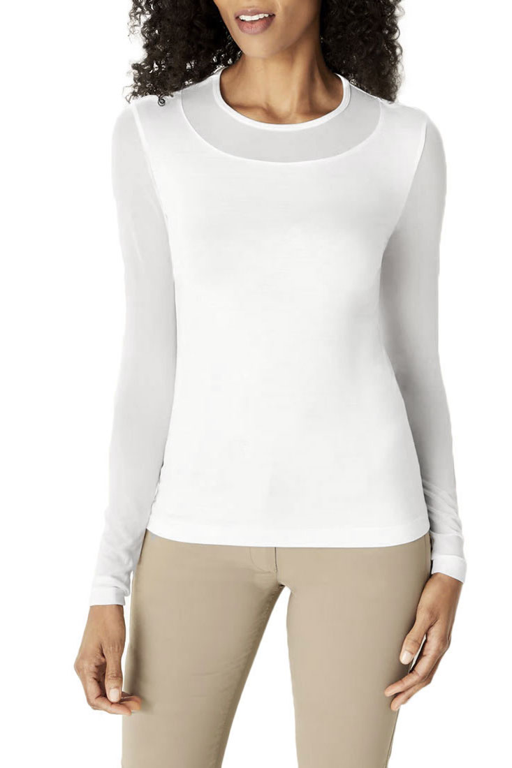 Anatomie KIM Long Sleeve Mesh Tee