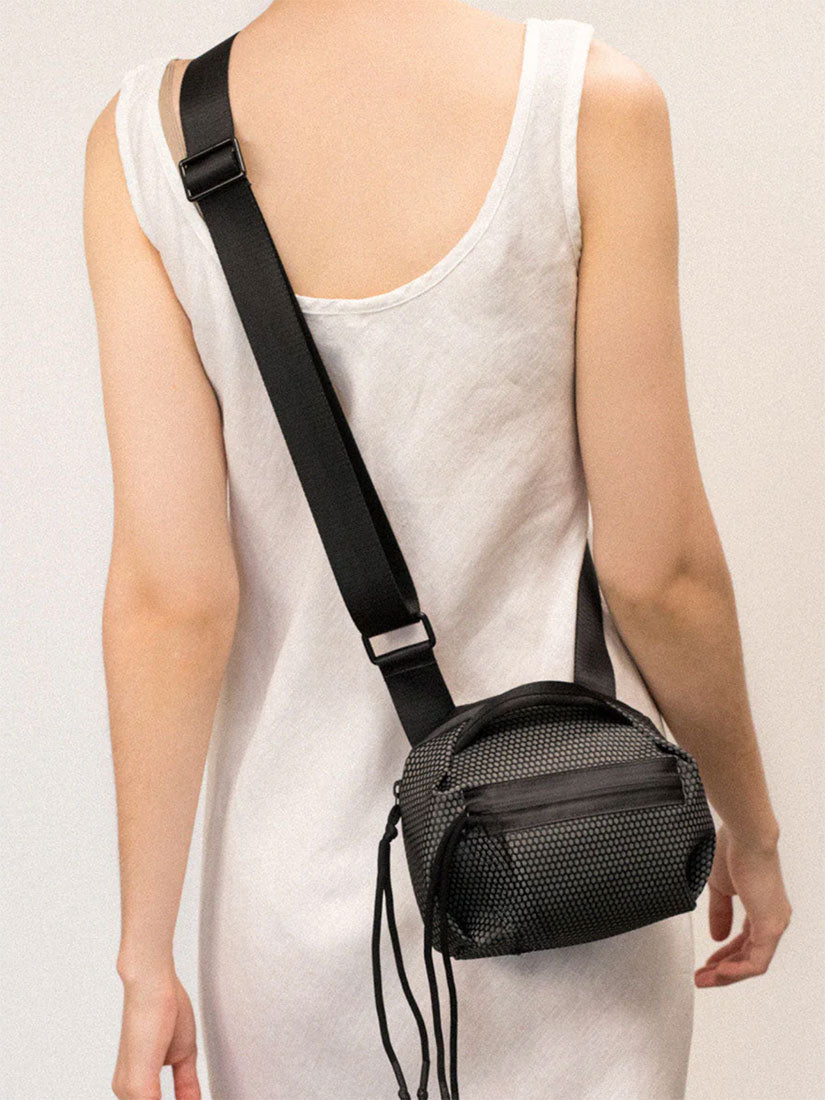 BONNIE Mini Chocolate Geo Crossbody Bag