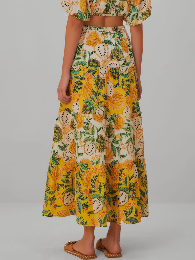 Farm Rio BIRIBA Maxi Skirt