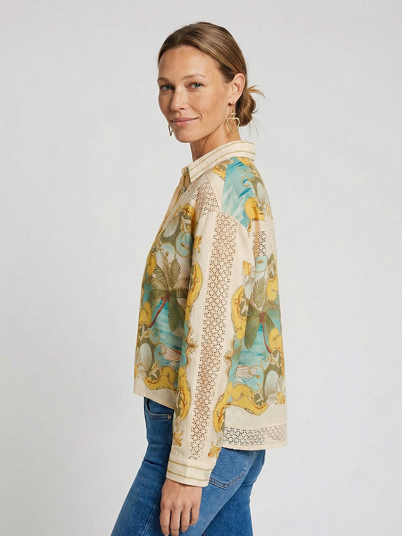 royal sea euroflax shirt from farm rio