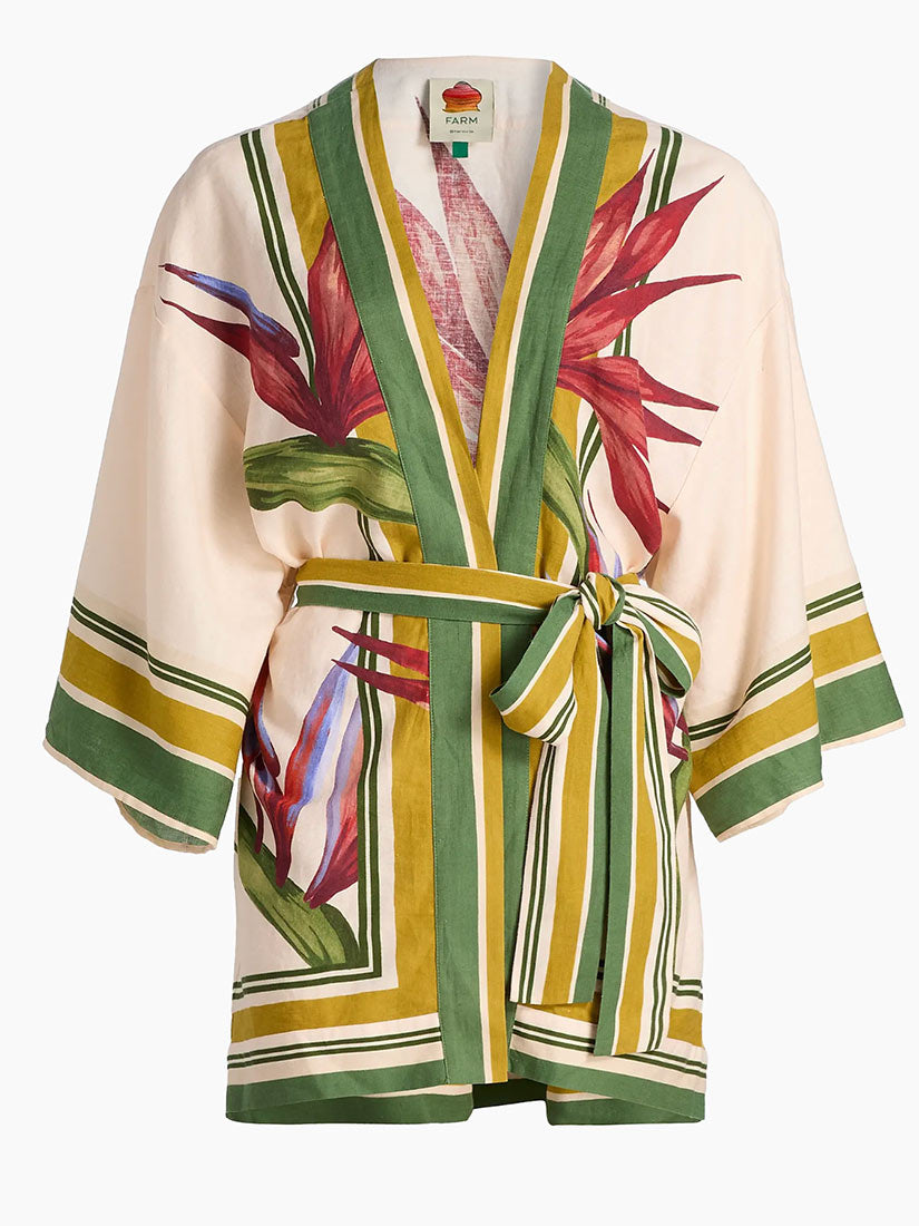 strilitzia floral kimono from farm rio