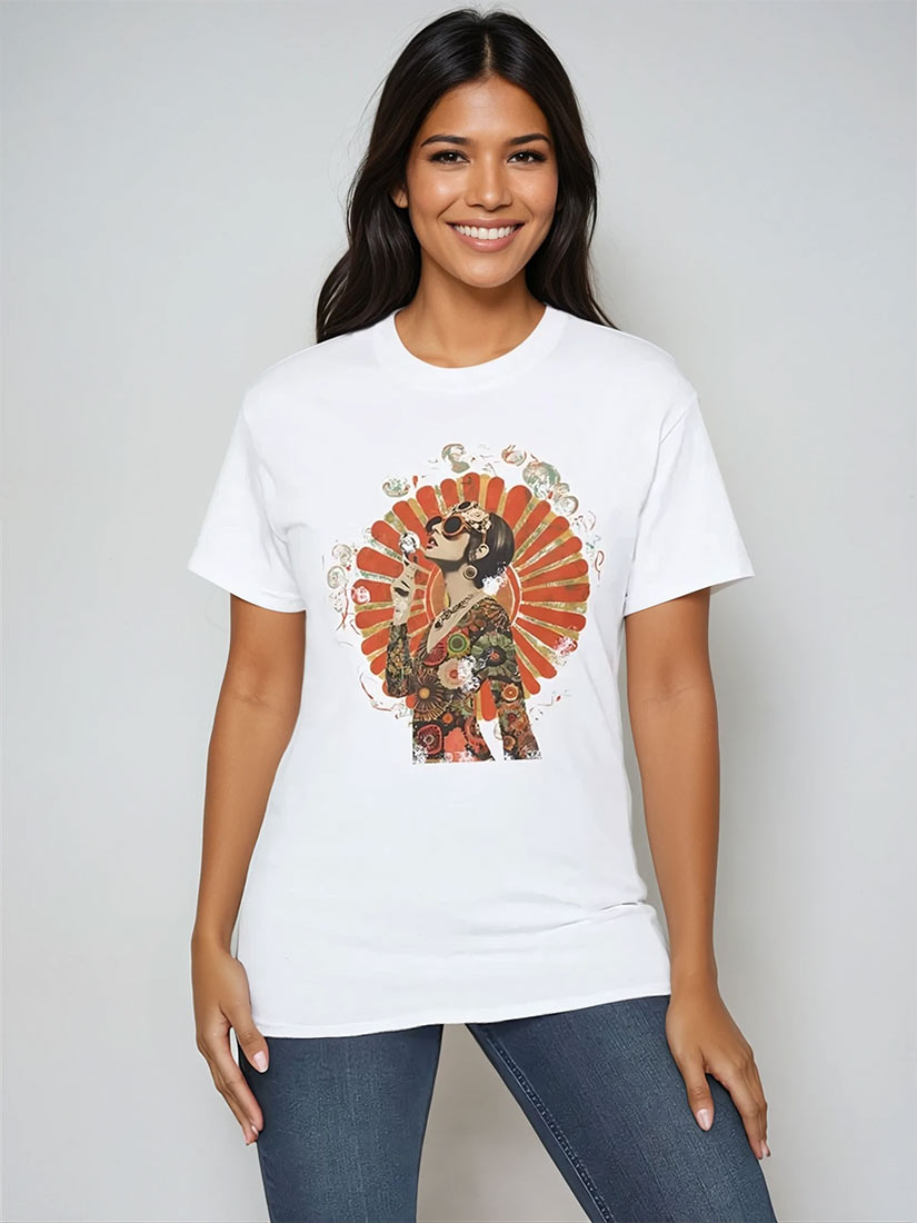 cosmic bubbles graphic tee white get dressed collective