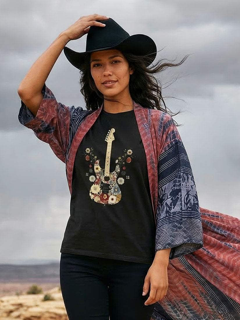 garden jam vintage graphic guitar tee from get dressed collective