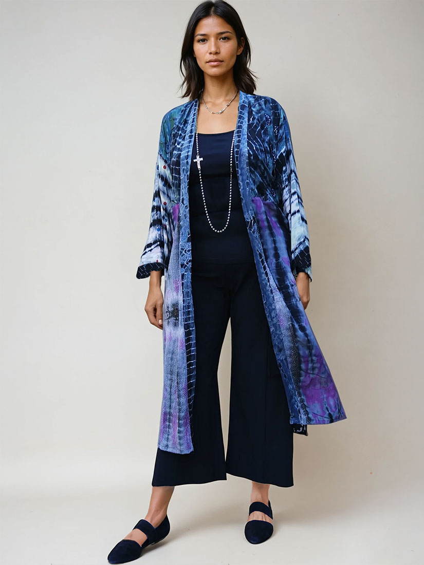 melody upcycled vintage silk kimono get dressed collective