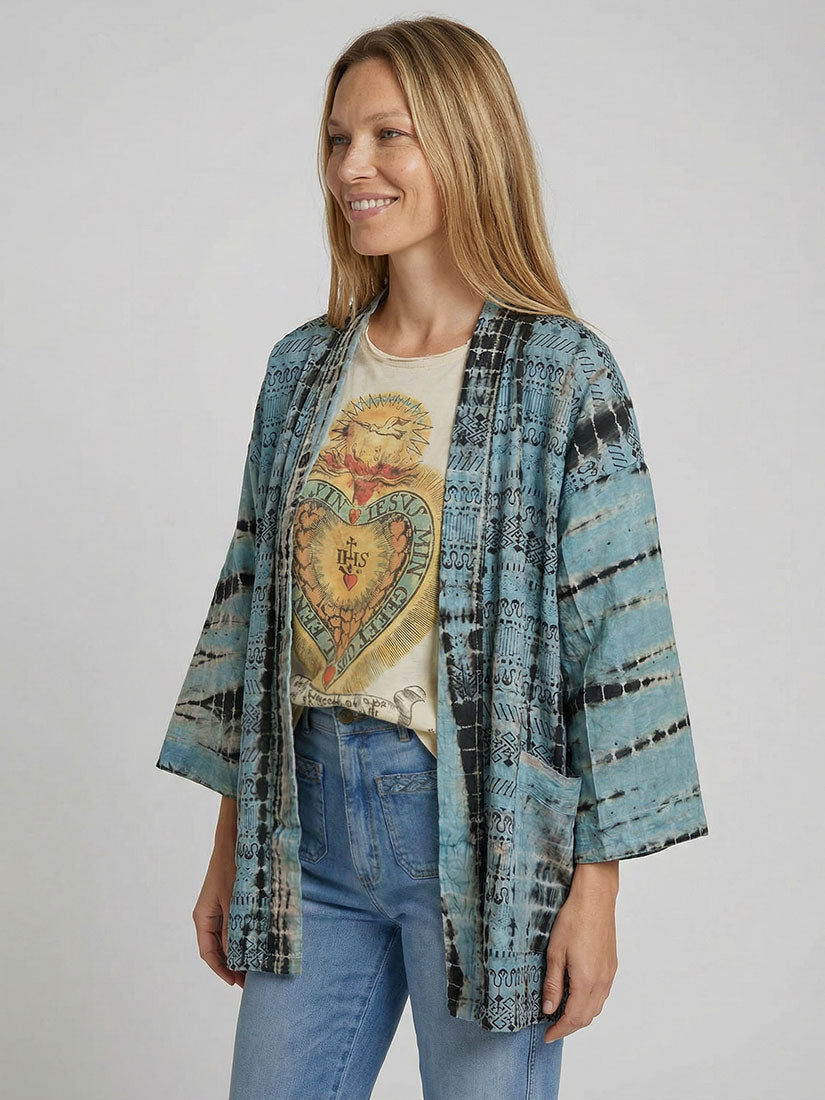 MIRAMAR Vintage Silk Kimono