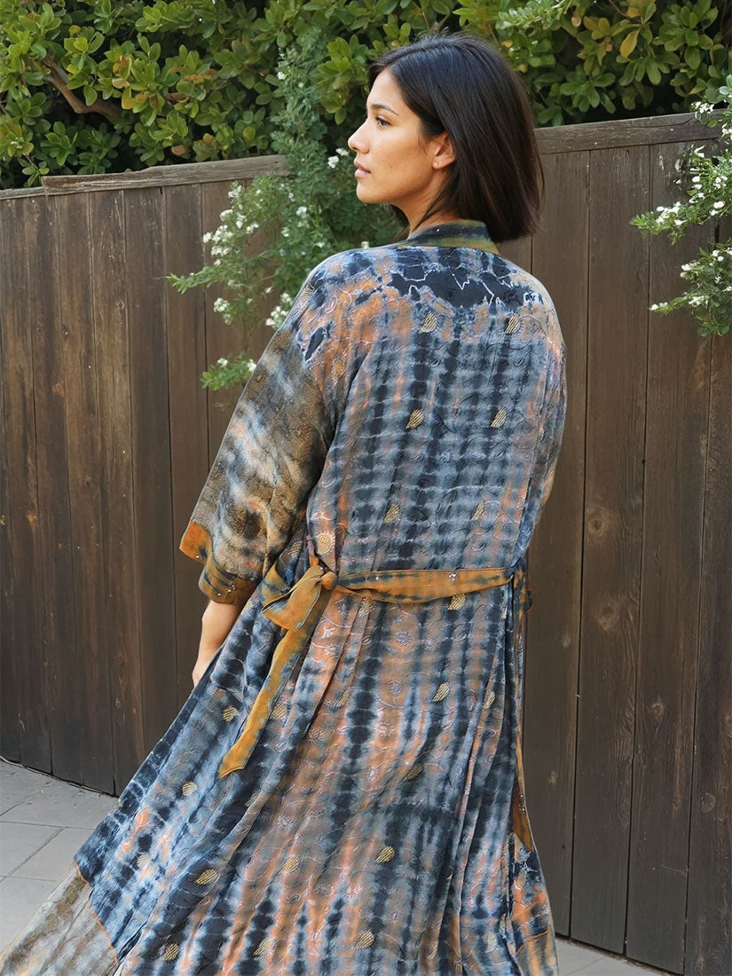 OREJIN Vintage Silk Kimono