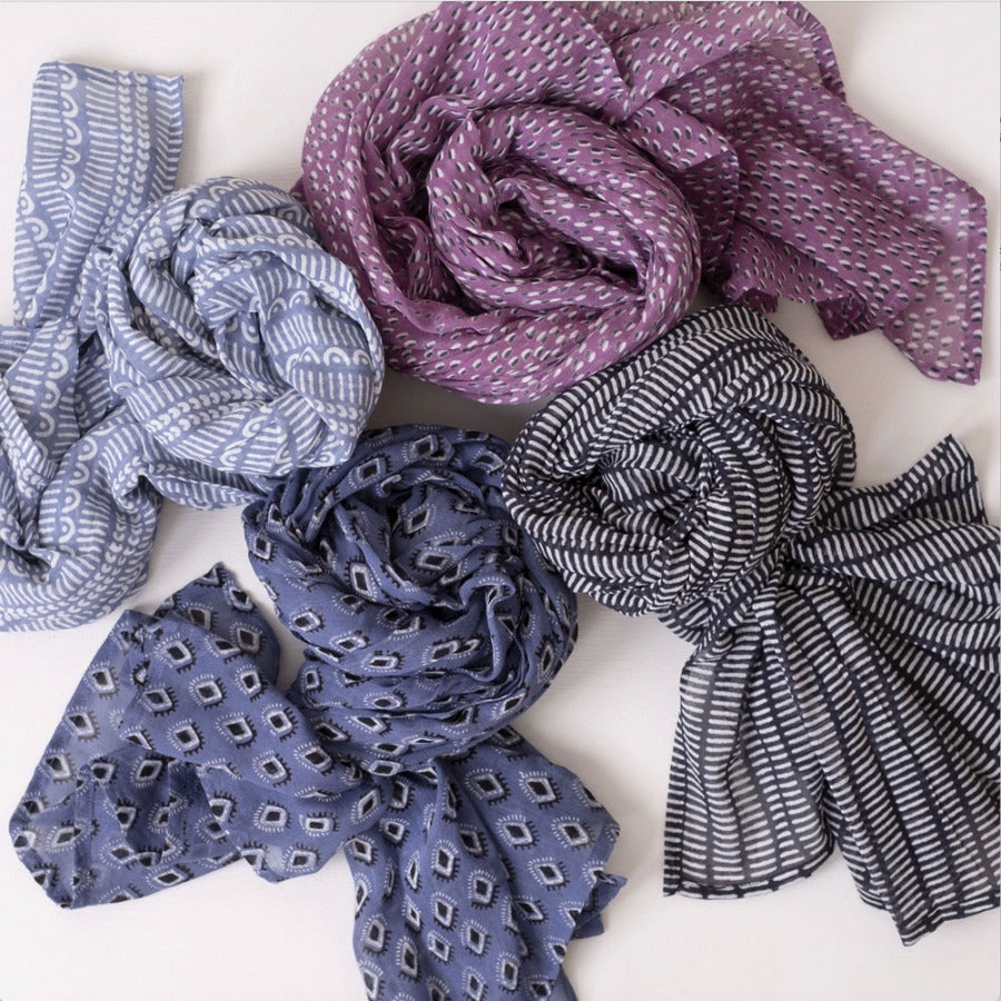 GDCollective JAVIE Block Print Scarf Pareo