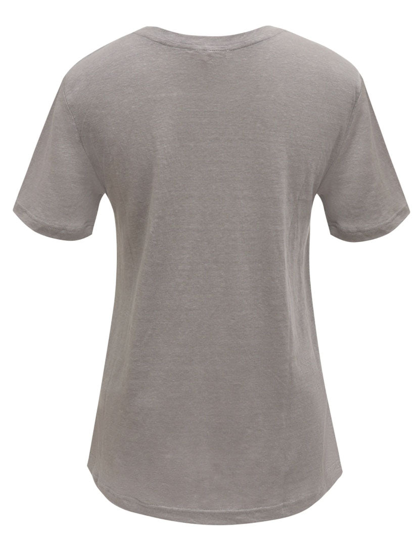 Gold Hawk LINEN Crew Tee