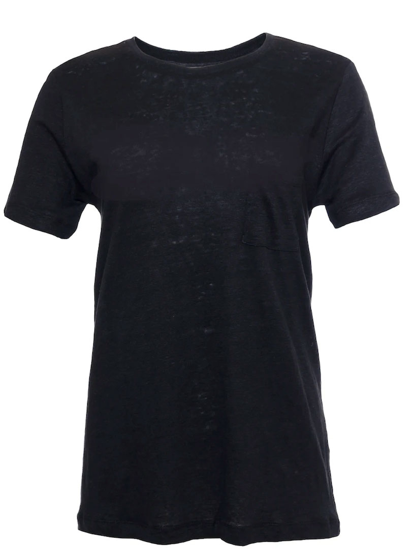 Gold Hawk LINEN Crew Tee