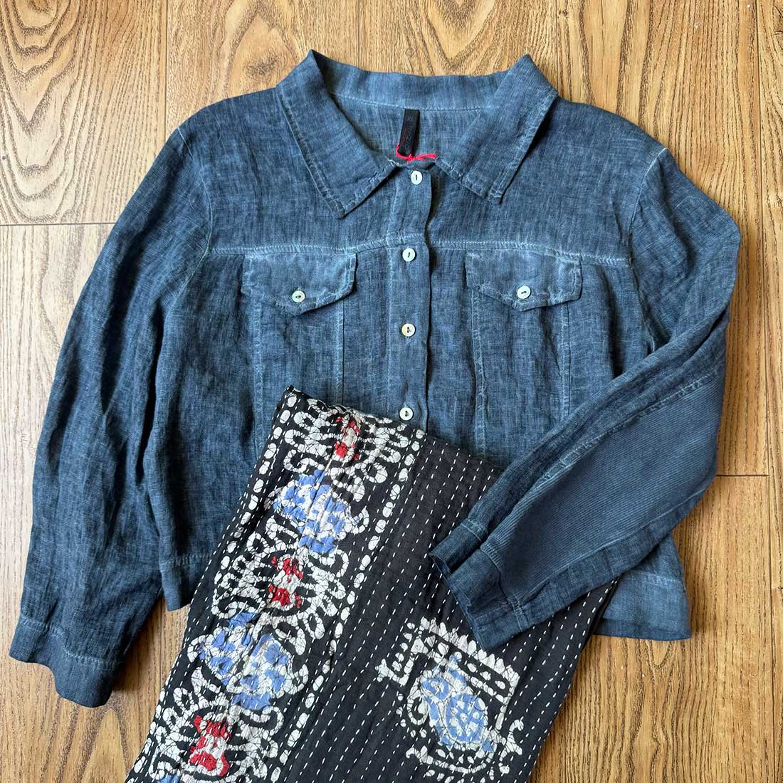 NOMAD Reversible Kantha Pant