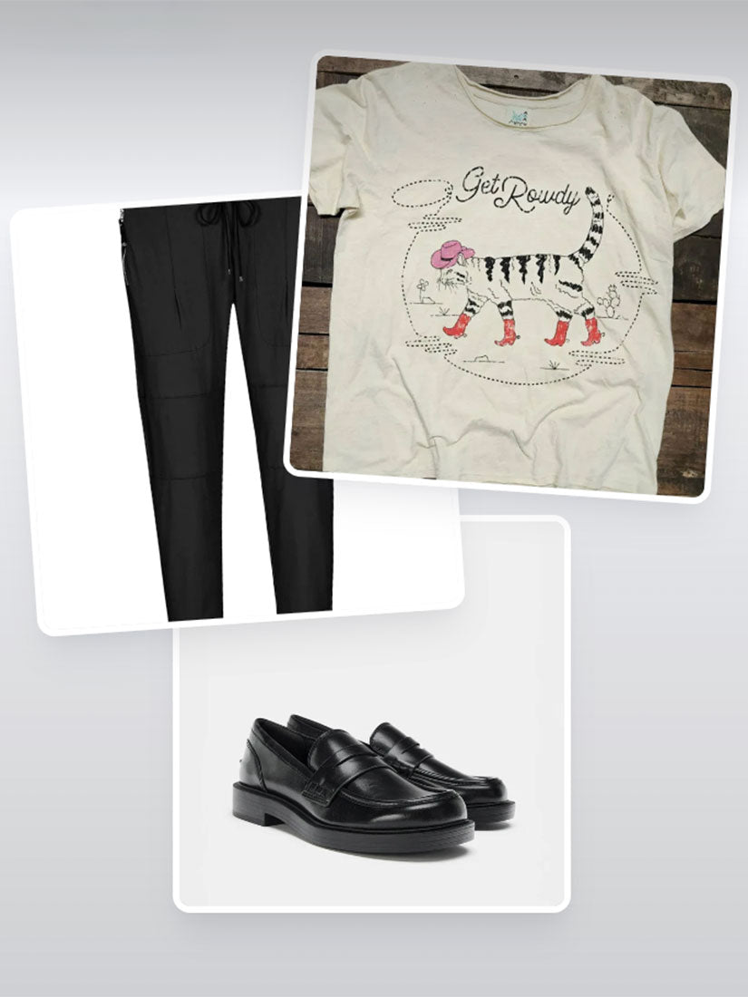 GET ROWDY Moon Dance Graphic Tee