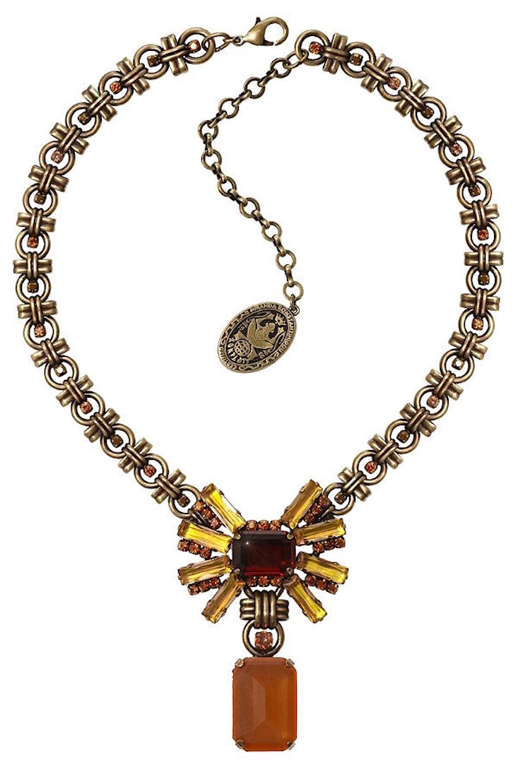 Aztec Bold Chain Necklace by Konplott