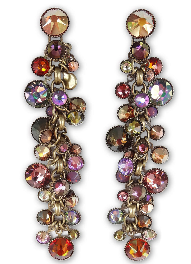 konplott waterfalls earring amber
