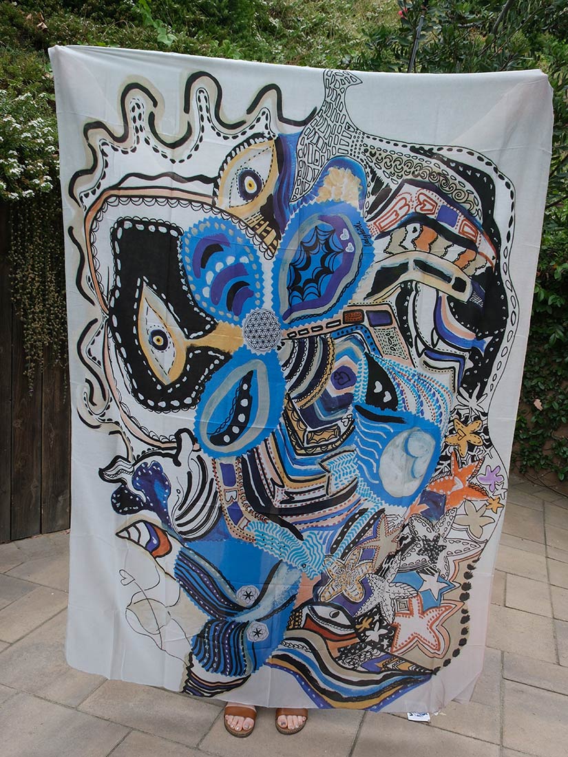 GODDESS Of Protection Print Scarf