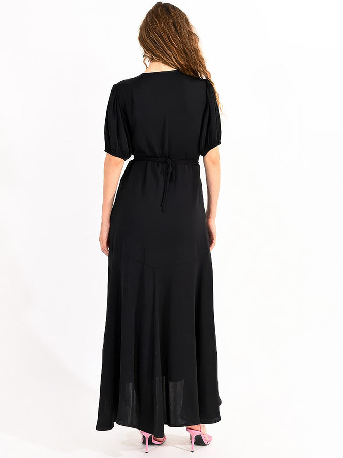 Lili Sidonio VICTORIA Wrap Dress Black