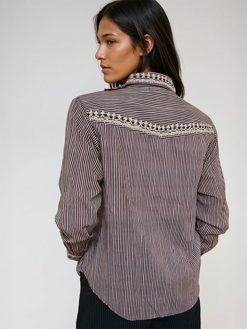 BEBO Blouse Cohiba Tobacco