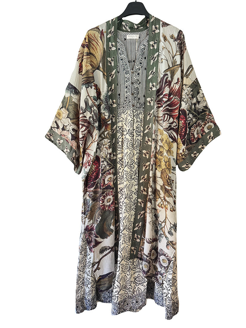 maison hotel eugenie maxi dress jasmine sour print flat