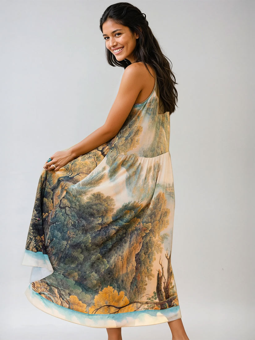 market of stars awakening boheme slip dress
