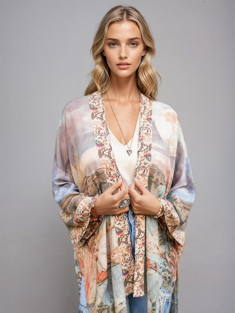 imaginarium matinée length bamboo kimono by market of stars