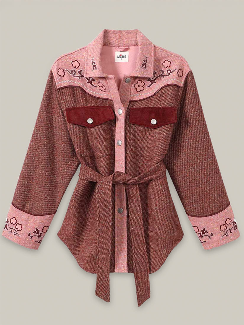 KIARA Tweed Belted Jacket 2 Colors!