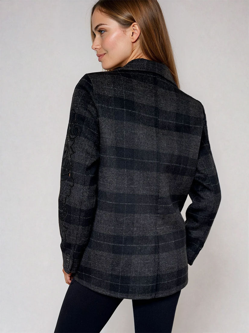 KINSLEY Embroidered Wool Jacket 2 Colors!