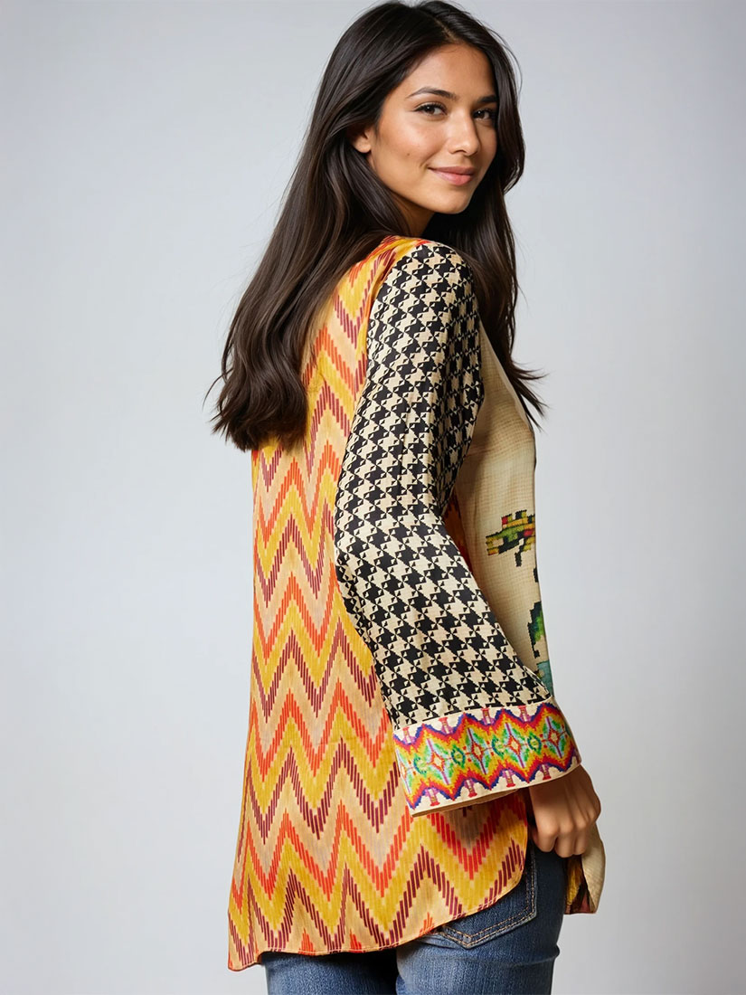ALORA String Tie Blouse
