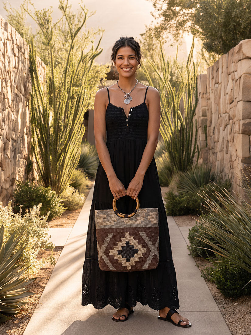 DESERT LOOM Tote Harvest Clay