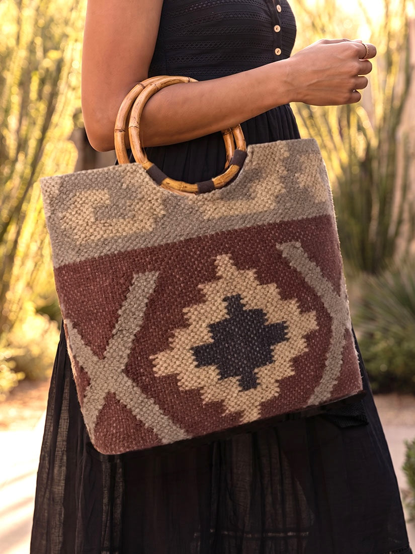 DESERT LOOM Tote Harvest Clay