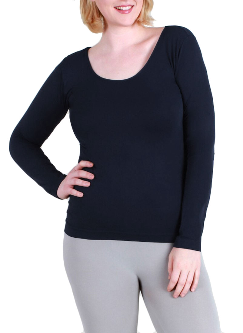 nikibiki long sleeve scoop tee