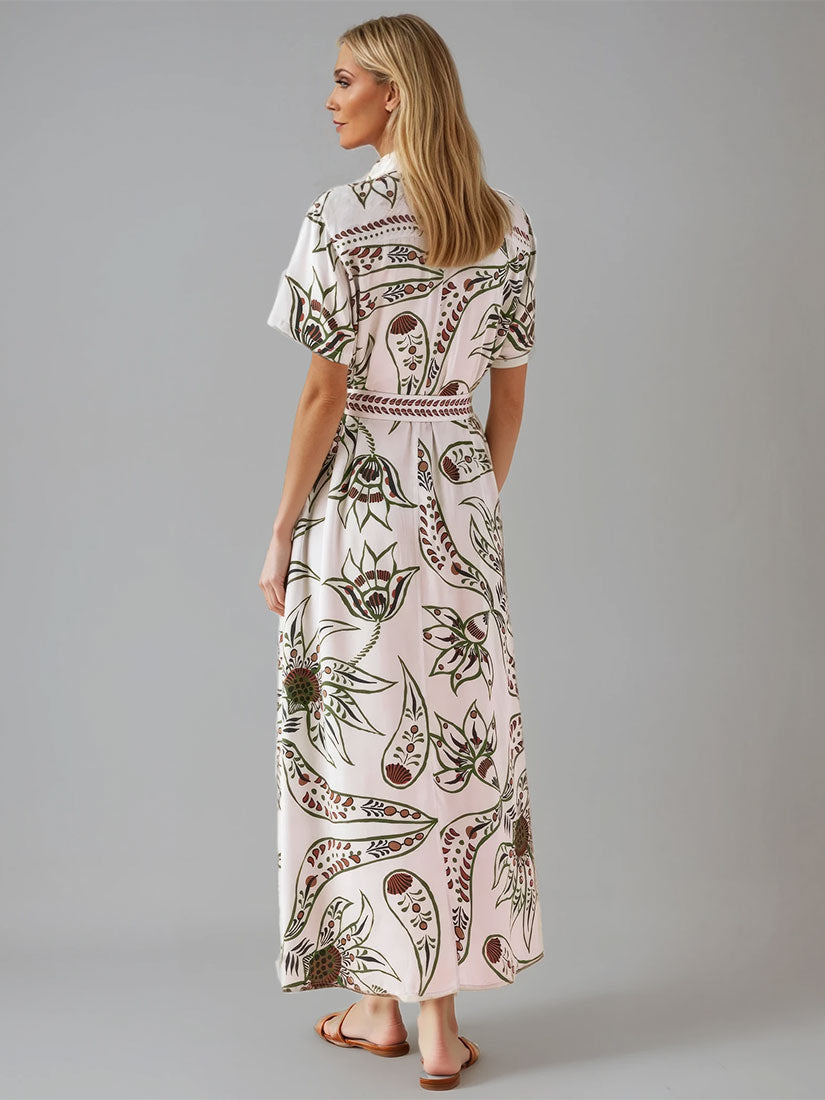 AMIRA Maxi Dress Diya Powder