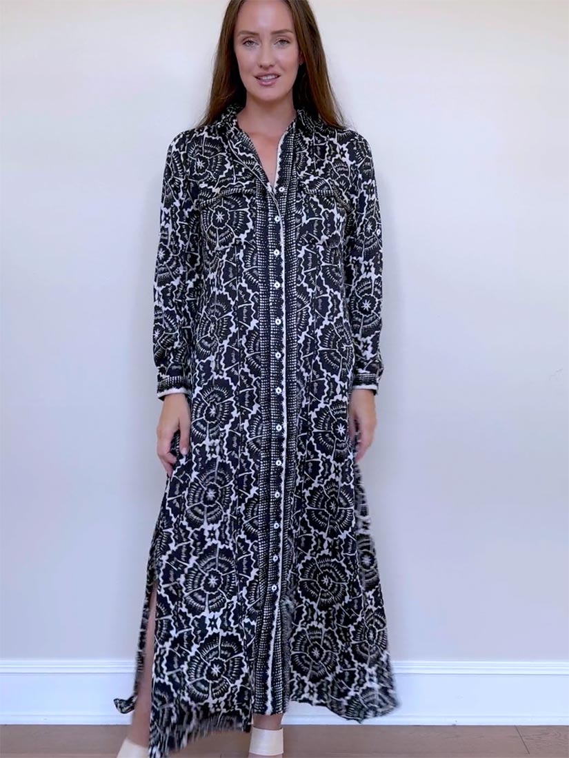 Omika PALMA Maxi Dress Mika Azure