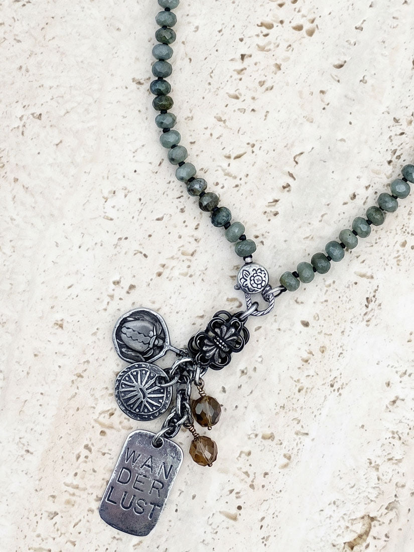 WANDERLUST Labradorite Pendant Necklace