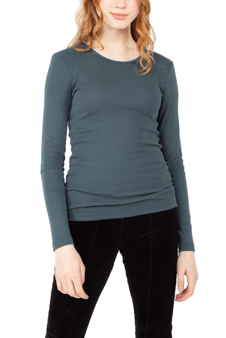 Prairie Underground CREW Long Sleeve Basic Tee blue