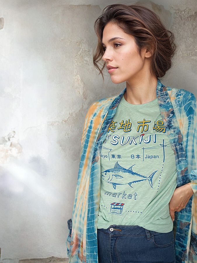 tsukiji mart graphic tee get dressed collective