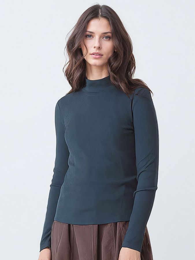 prairie underground mock neck tee long sleeve in drab