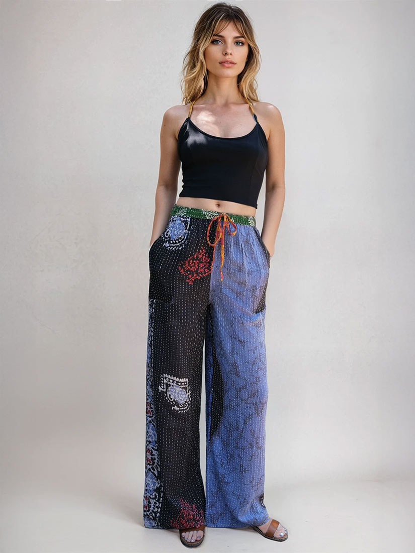 NOMAD Reversible Kantha Pant