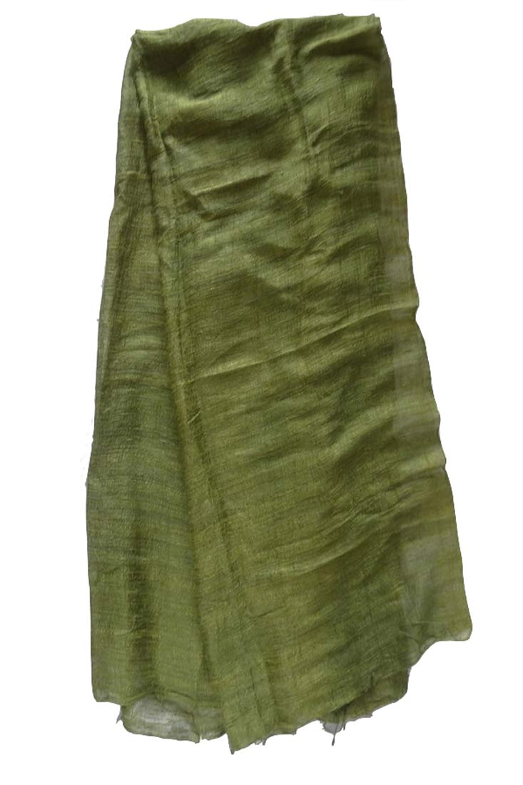 raw silk shawl/scarf - colors! great gift idea flat
