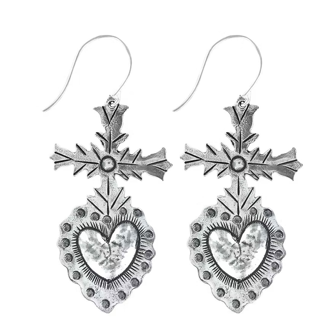 tulum silver earrings