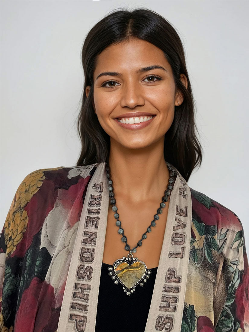 golden heart pendant necklace by tara gasparian with market of stars love
