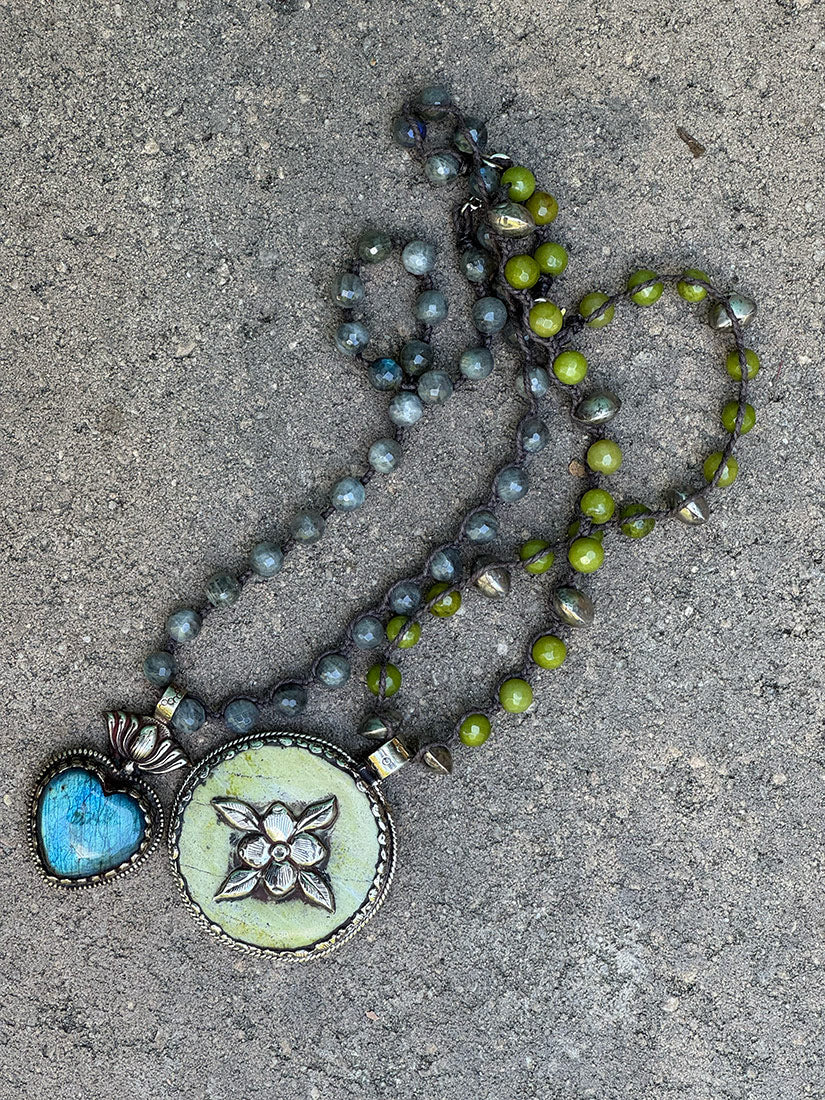 Celestial Heart Pendant Necklace