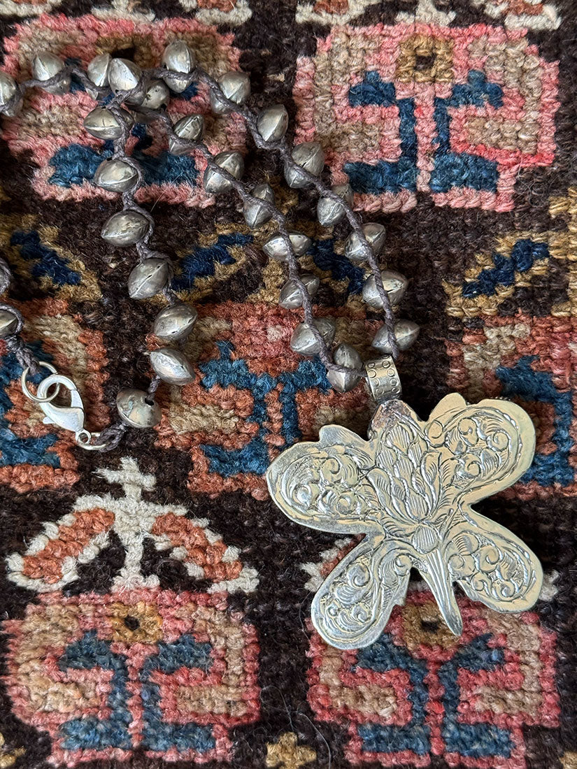 SKY DANCER Turquoise Butterfly Pendant Necklace