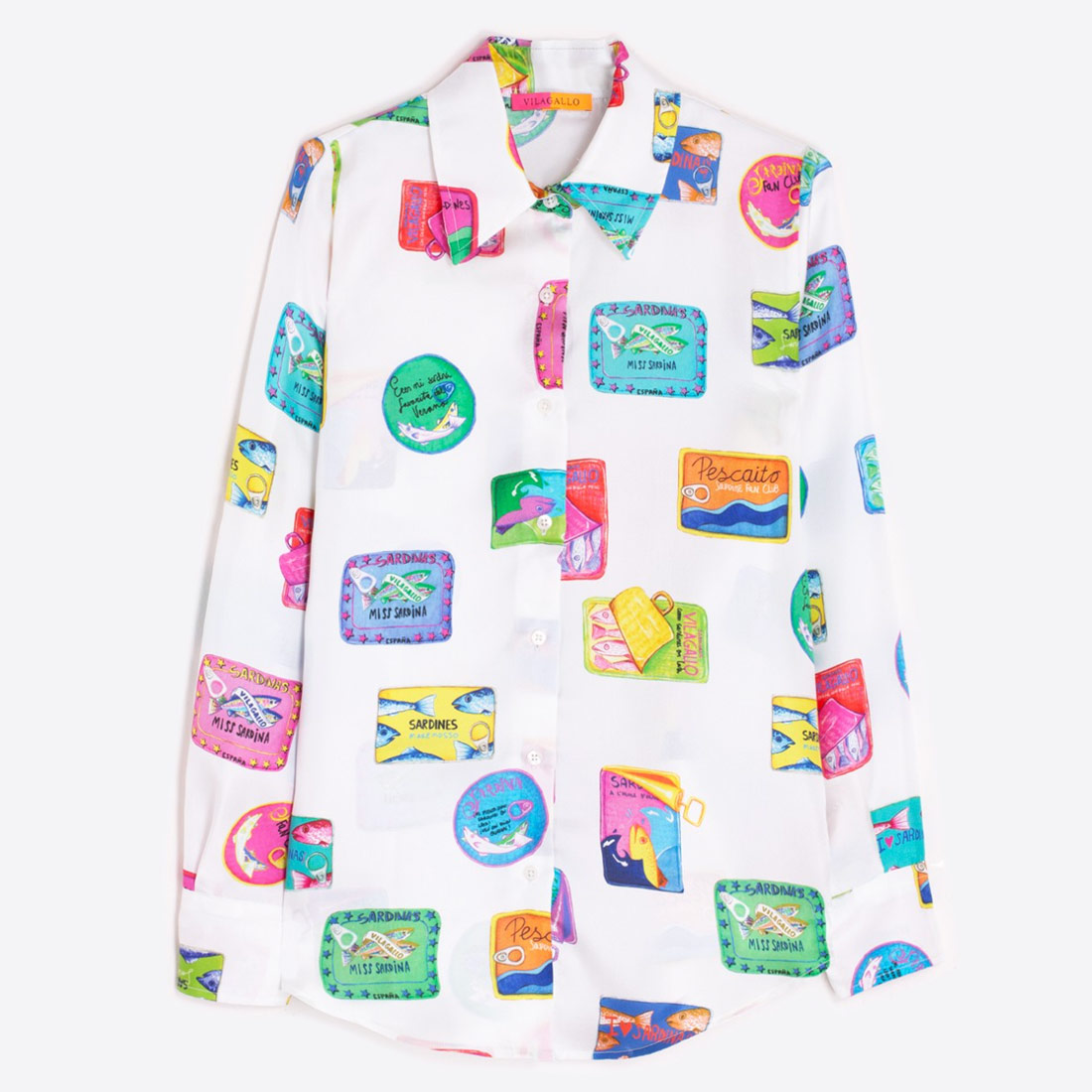 MAFALDO Sardinas Print Blouse