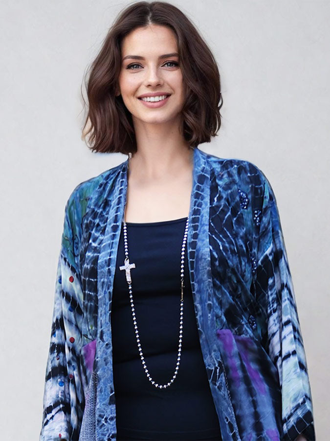 zowee jewelry santa rosa silver ball and cross necklace