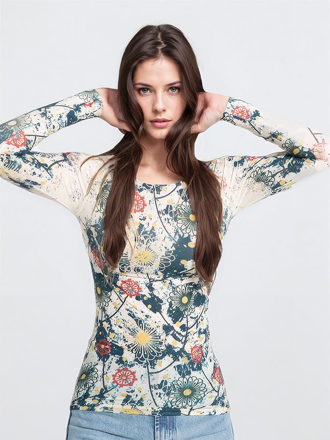 AMB woodstock mesh tee Get Dressed Collective floral