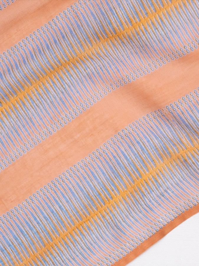 GDCollective marta stripes print scarf pareo close up pattern