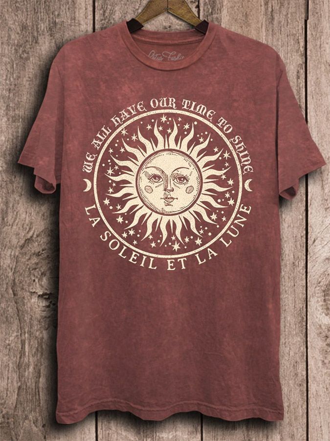GDC time to shine graphic tee flat