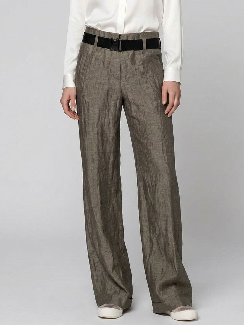 beate heymann bronzo linen pant studio