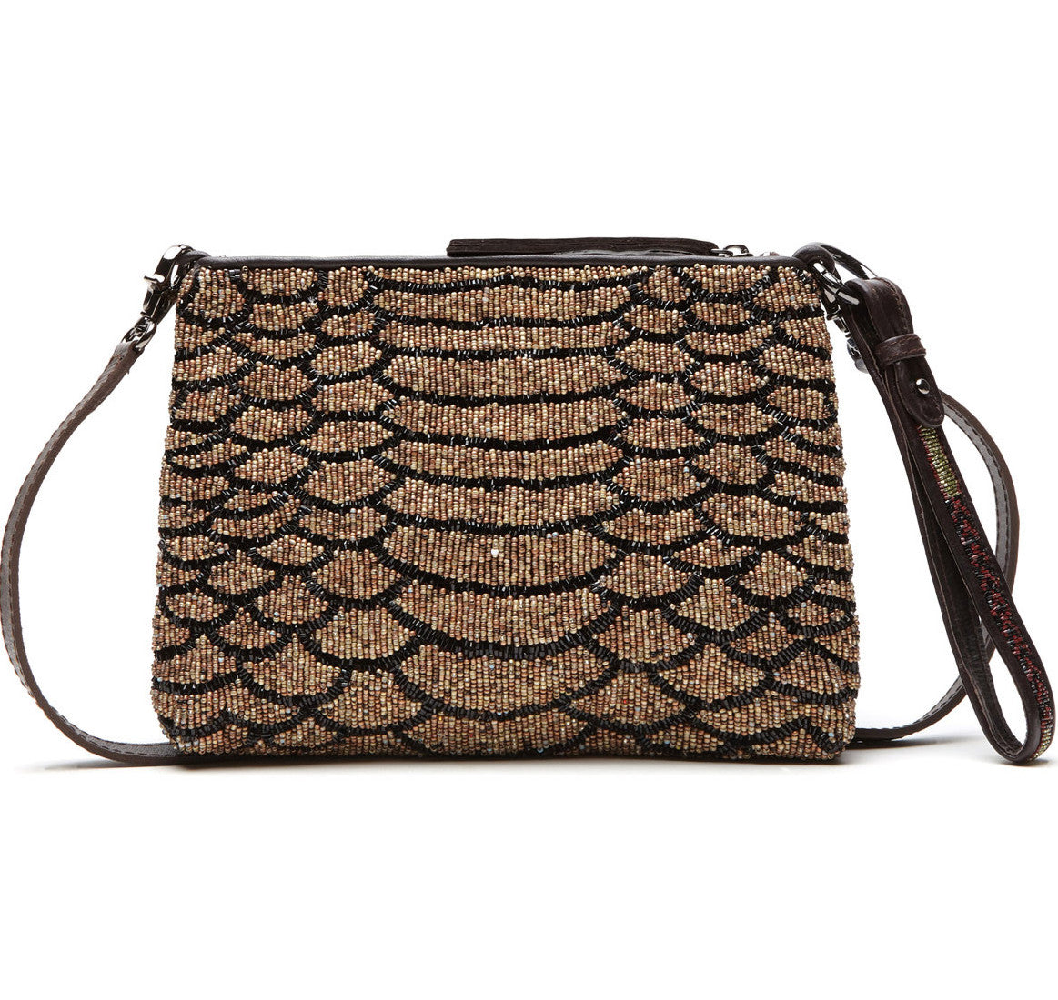Maliparmi ANIMALIER Beads Shoulder Bag